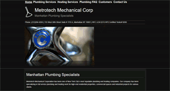 Desktop Screenshot of metrotechmechanicalcorp.com